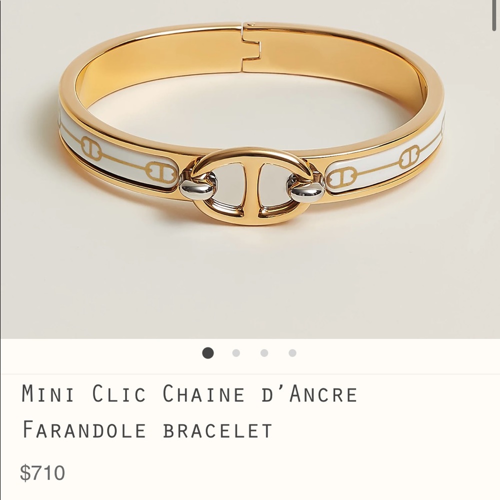 Hermes Clic Chain D’Ancre Bracelet brand NEW in box!